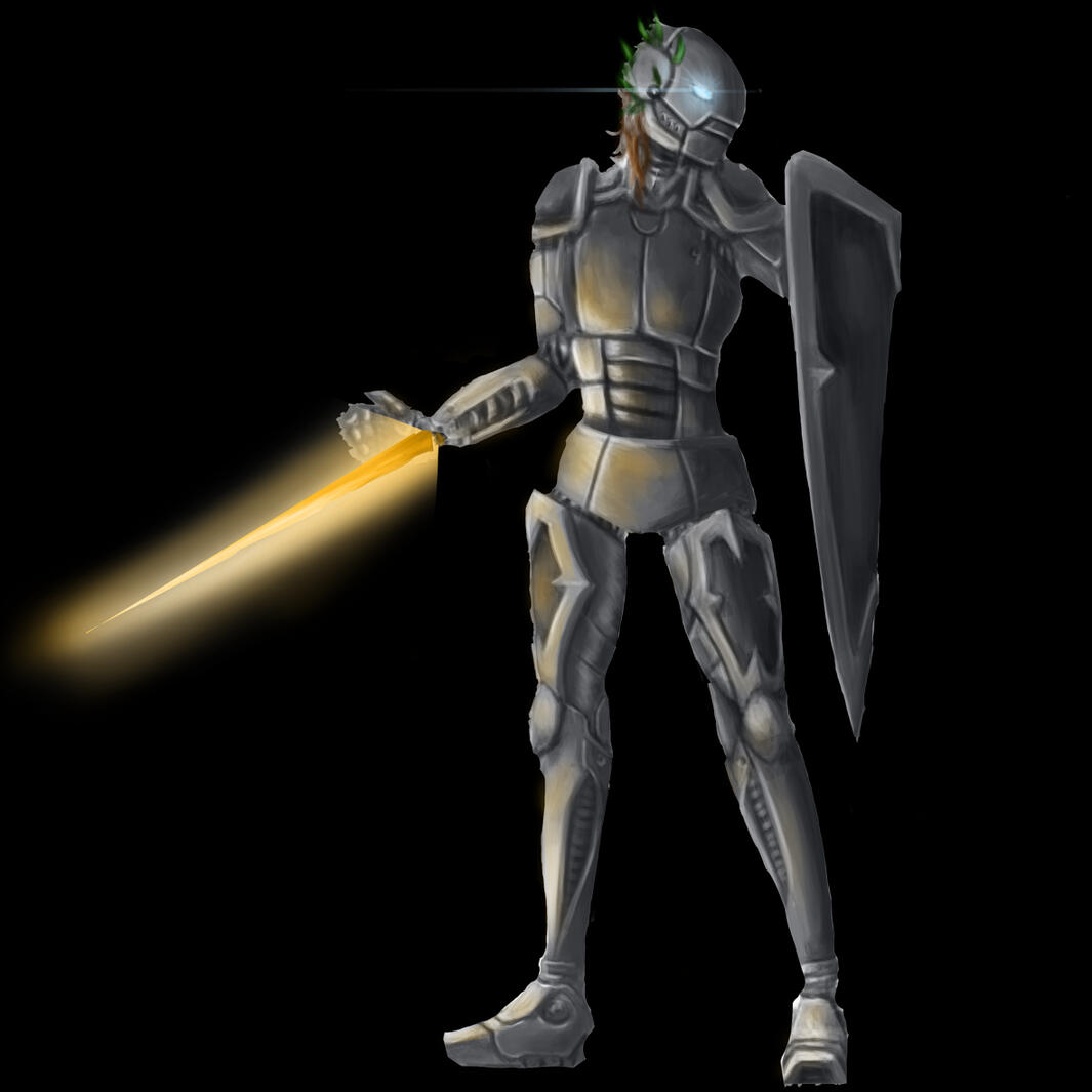 Warforged Paladin. Warforged Paladin.